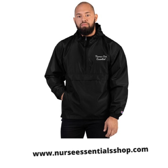 Champion packable jacket nurses are essential